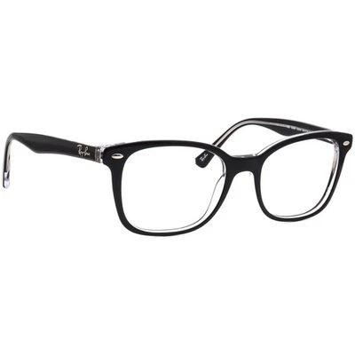 Ray-Ban Eyeglasses RB 5285 2034 Polished Black on Clear Square Frame 53[]19 145 - image 1 of 4