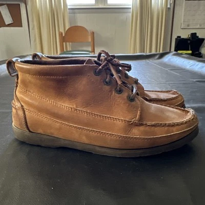 Vintage Red Camel Men Shoes Size 9.5 Brown Leather Chukka Boots - 345 - Image 1 of 4