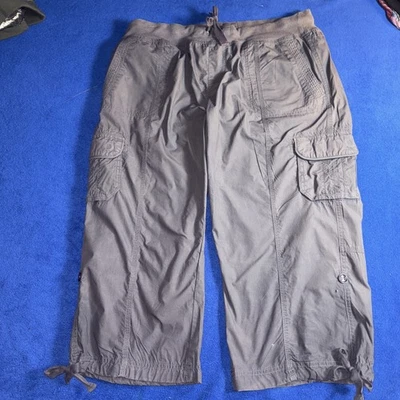 Calvin Klein Cropped Pants Women's XXL Quick Dry Performance Drawstring Hiking - Image 1 of 4