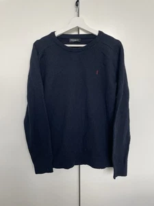 YSL Men's Pure Wool Jumper - Navy - Size M - Picture 1 of 7