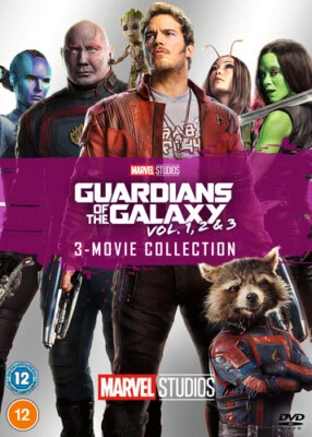Guardians of the Galaxy: Vol. 1, 2 & 3 - 3 Movie Collection DVD (2023) Chris - Image 1 of 2