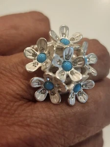 Turquoise Imitation Ring - Picture 1 of 2