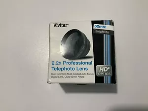 2.2X TELEPHOTO LENS 52mm To Camera NIKON D90 D60 D40 D50 D70 D80 D5300 D7300 2.5 - Picture 1 of 8