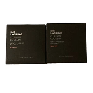 2er-Set Avon The Face Shop Ink Lasting Cushion Foundation schmale Passform C60 - Bild 1 von 3