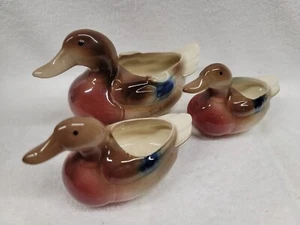 2" & 3" SMOKER SET MALLARDS ASHTRAYS BY ROYAL COPLEY, ROYAL WINDSOR, SPAULDING - Picture 1 of 9