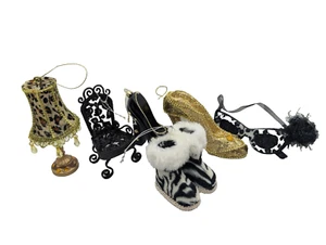 Juego de 7 Botas Fashionista Tacón Bomba Zapatos Silla Lámpara Adornos Navidad - Imagen 1 de 20