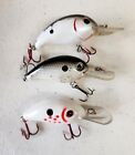 Set of 3 Vintage Unbranded Fishing Lures Approx. 2" L - Lot 1