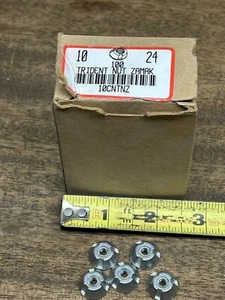 Tri-Groove manipulationssichere Sicherheitsmuttern Zamak 5 Zink Diebstahlsicherung ~10-24 - Bild 1 von 5