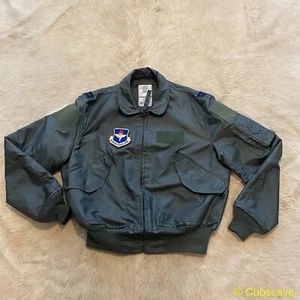 US Military Flyers Summer Jacket CWU 36/P Men’s Large (42-44) Regular Green - Picture 1 of 10