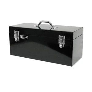 Homak BK00120920 20" Black High Tool Box w/ Black Metal Tray New - Picture 1 of 2