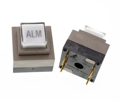 Interruptor de teclado iluminable Grayhill Serie 82, 82-150-15, SPDT NOS, "ALM" Legend Foto 1 de 4