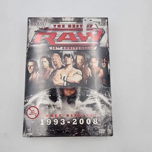 WWE The Best of RAW 15th Anniversary 1993-2008 (DVD 3-Disc Set, 2007) NEW SEALED - Picture 1 of 4