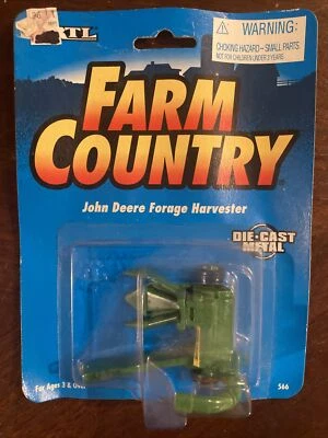 Cosechadora de forraje ERTL Farm Country John Deere 1994 metal fundido a presión #566 Foto 1 de 4