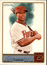2011 Topps Allen and Ginter Glossy Baseball Card #185 Justin Upton/999