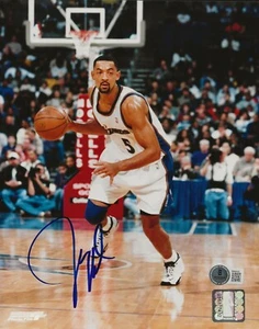 Juwan Howard signed Washington Wizards 8x10 photo autographed Beckett COA - Picture 1 of 1