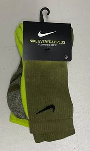 NIKE EVERYDAY PLUS CUSHIONED CREW DH6096-904 Y-5-7 W 6-10 M 6-8 - Picture 1 of 4