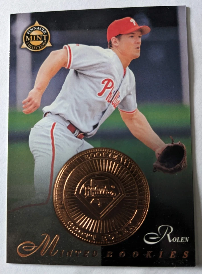 SCOTT ROLEN, 1998 PINNACLE MINT COLLECTION, MINTED ROOKIES, BRONZE COIN #30 - Image 1 of 2