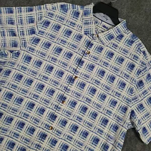 Tommy Bahama Shirt Mens XXL Echo Beach Tiles Geometric IslandZone Coolmax $148 - Picture 1 of 11