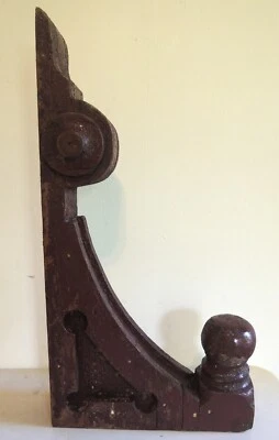 Large Antique Architecural Victorian Corbel Painted - Image 1 of 4