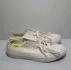 Talla 9 - Converse Chuck Taylor II All Star Blanco Top Bajo - Imagen 1 de 19
