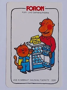FORON VEB Kombinat Haushaltgeräte - Kühlschränke - DDR Taschenkalender 1989 TOP - Bild 1 von 2
