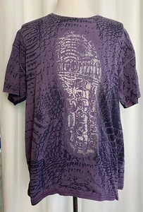 Vintage Early 2000’s Stussy Purple T-Shirt Men’s XL 100% Cotton Authentic Rare - Picture 1 of 12