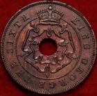 1952 Southern Rhodesia One Penny Foreign Coin