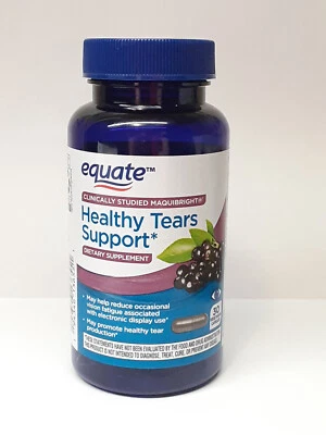Equate Healthy Tears Support (Maquibright)-30 ct Cápsulas Vegetarianas-Exp: 2/26 Foto 1 de 3
