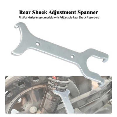 Rear Shock Adjustment Spanner Wrench Tool For Harley Sportster Softail Fat Boy - Image 1 of 4