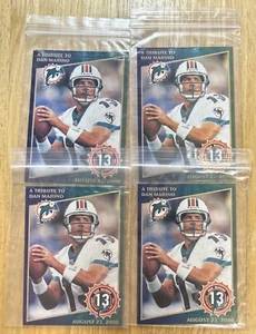 (4) DAN MARINO August 23, 2000 A Tribute to Night MARINO Football Card LOT RARE - Picture 1 of 2