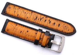 Strauß Uhrenarmband cognac 22mm /20, kompatibel Panerai Schließe made Germany - Bild 1 von 3