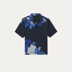 THEORY Camicia da Campeggio Uomo Irving Astratta Floreale - Foto 1 di 2