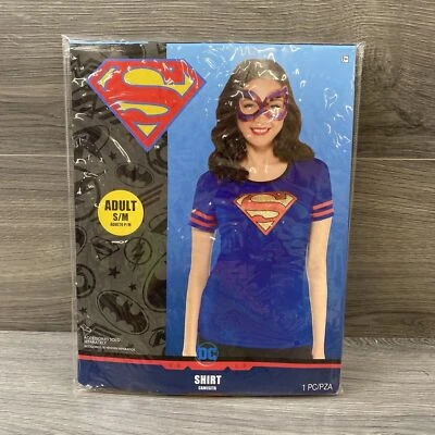 Camisa manga curta Supergirl DC Comics tamanho adulto P/M até tamanho 8 - Imagem 1 de 4
