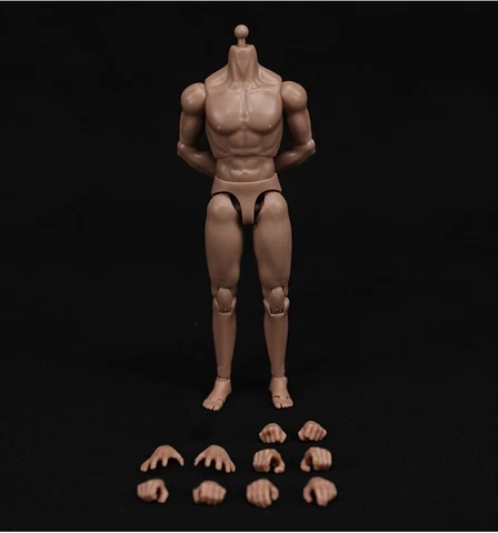 MB102  1/12 Scale Male Soldiers Muscle Super Flexible Body for 6" Action Figure Cover