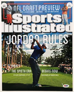 PSA/DNA Masters Champ JORDAN SPIETH Signed Autographed SPORTS ILLUSTRATED Photo - Picture 1 of 2