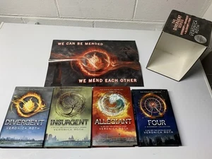 Divergent Hardcover Set : Divergent, Insurgent, Allegiant, Four by Veronica Roth - Picture 1 of 3