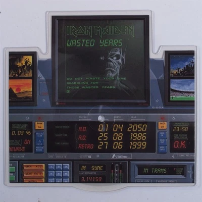 IRON MAIDEN Wasted Years EMI EMIP-5583 7" VG++ 45rpm uk novelty picture disc x - Image 1 of 2