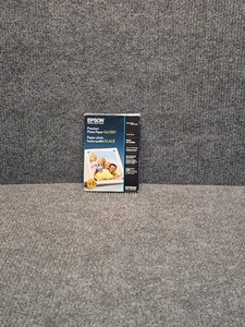 EPSON PREMIUM PHOTO PAPER BORDERLESS 20 SHEETS GLOSSY 5 X 7 - Picture 1 of 2