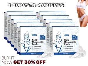1-10X Nano-Microneedle Patch - 7 Days Results - Weight Burnning - 4pcs/pack - Picture 1 of 23