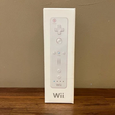 Wii Mote - Controller - Nintendo Wii + BOX incluso - Bianco - Originale - Immagine 1 di 4