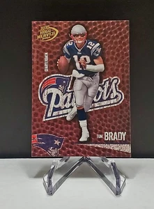 TOM BRADY 2004 Donruss Playoff Hogg Heaven #58 New England Patriots Football  - Foto 1 di 2