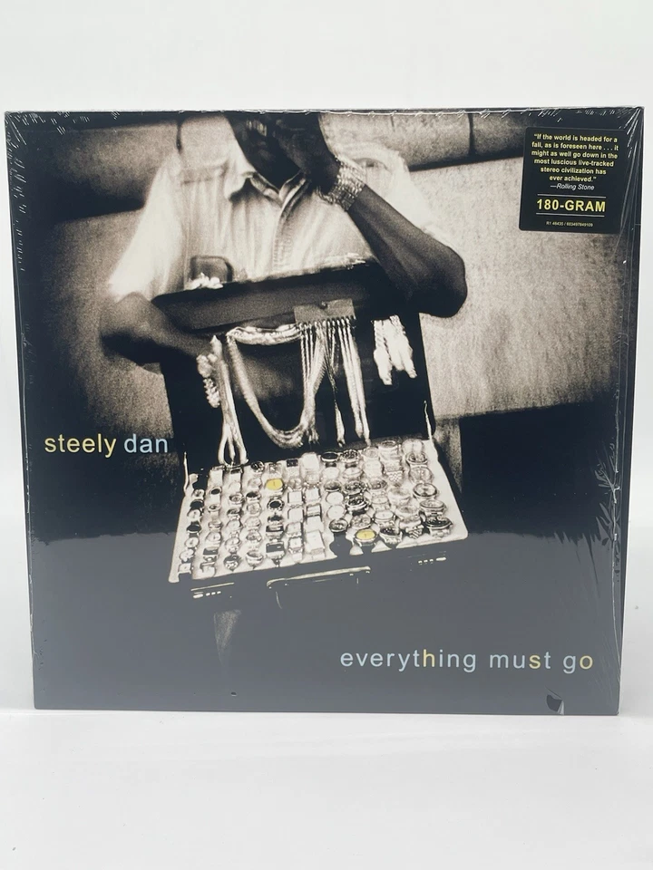 STEELY DAN EVERYTHING MUST GO 12" LP EX VINYL SHRINK w/HYPE STICKER 180G INNER - Image 1 of 4