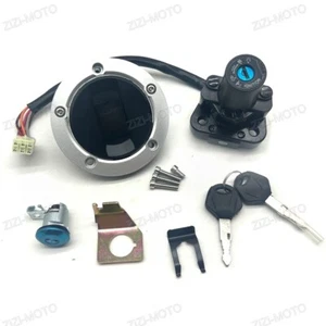Ignition Switch Fuel Gas Cap Seat Lock Fits 2008-2020 Suzuki Hayabusa GSX1300R - Picture 1 of 8