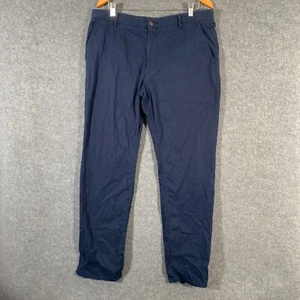 JC Lanyon Pants Mens 36 Blue Chinos Trousers Slacks Slim Skinny Office 36x30 - Picture 1 of 15