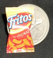 Dollhouse Miniature Fritos Chips 1:12 Tex Mexican Snacks Food Football Frito Pie