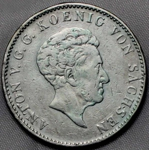German States Saxony Anton 1832 Thaler KM#1121 #605048 - Picture 1 of 2