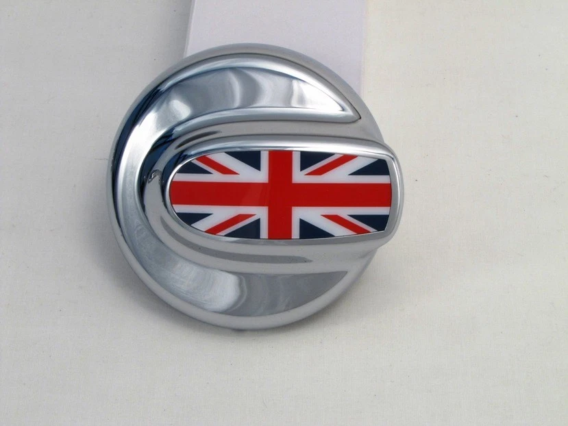 TAPPO SERBATOIO UNION JACK COLORATO CROMATO per MINI COOPER S R55 CLUBMAN R56 dal 11/2006 - Immagine 1 di 1
