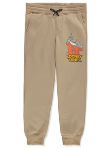 Looney Tunes Boys' Fleece Joggers Color: black Size: 8 - Picture 1 of 5