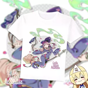 New Anime Little Witch Academia T-shirt Short Sleeve Unisex Tee XS-4XL Gift Cute - Picture 1 of 1