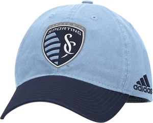 MLS Sporting Kansas City strukturierte verstellbare Trikot Haken Mütze von Adidas VW05Z - Bild 1 von 2